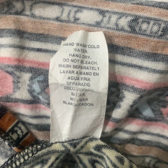 🔥 Bohemian Multicolor Patterned Maxi Skirt - Picture 9 of 10